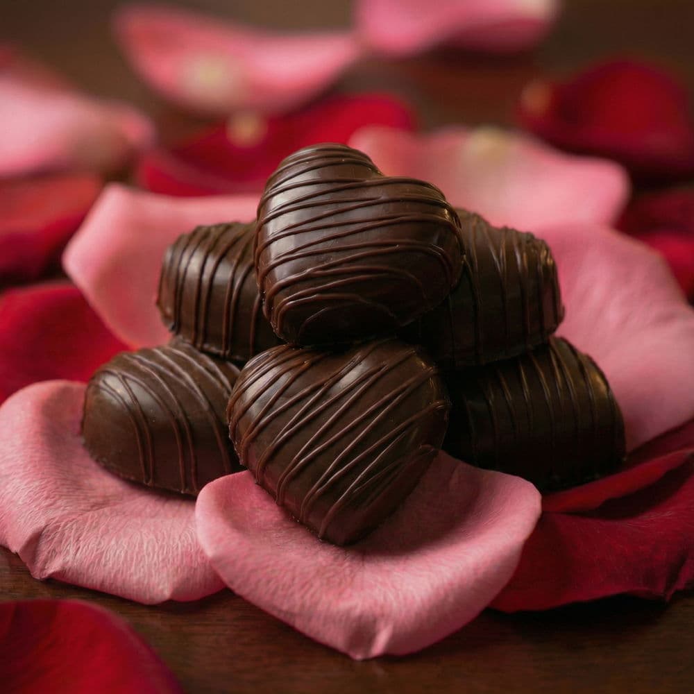 Dark Chocolate Hearts